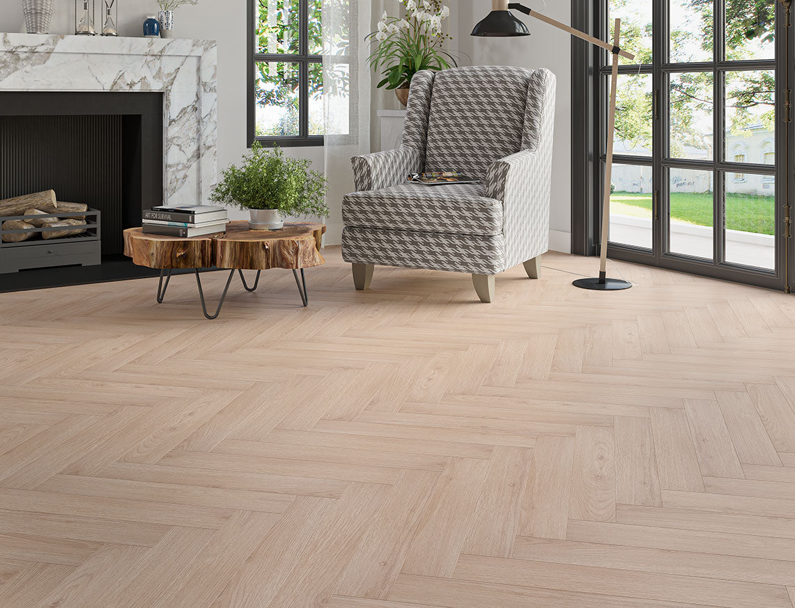 Oakleigh 8mm Herringbone Cliveden Laminate