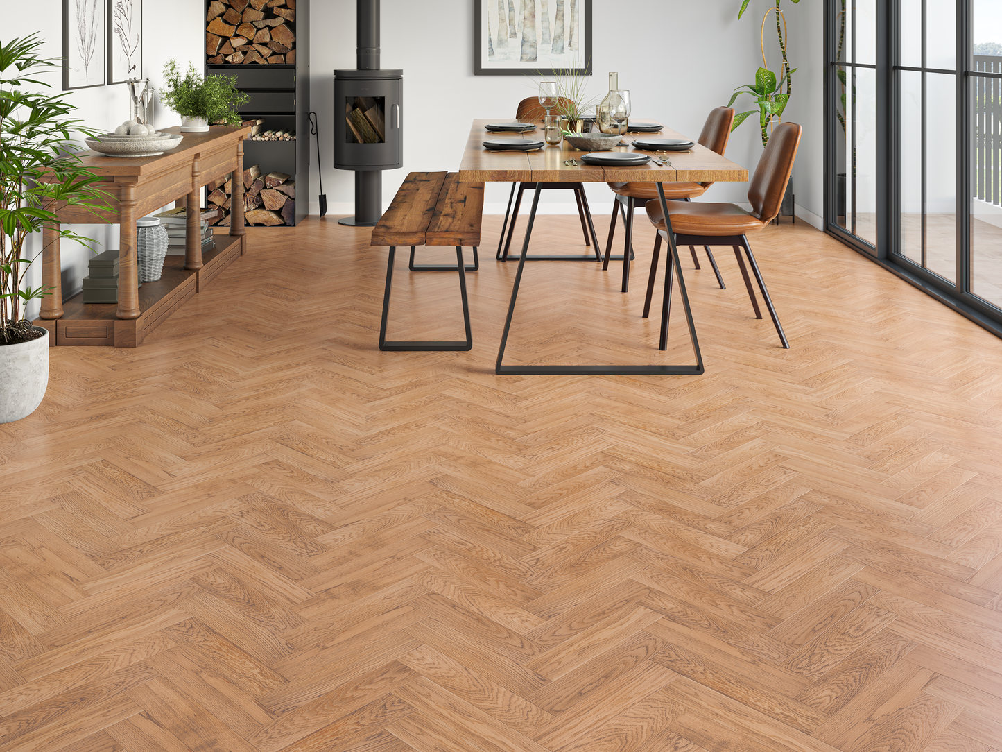 Dean Engineered Herringbone Oak