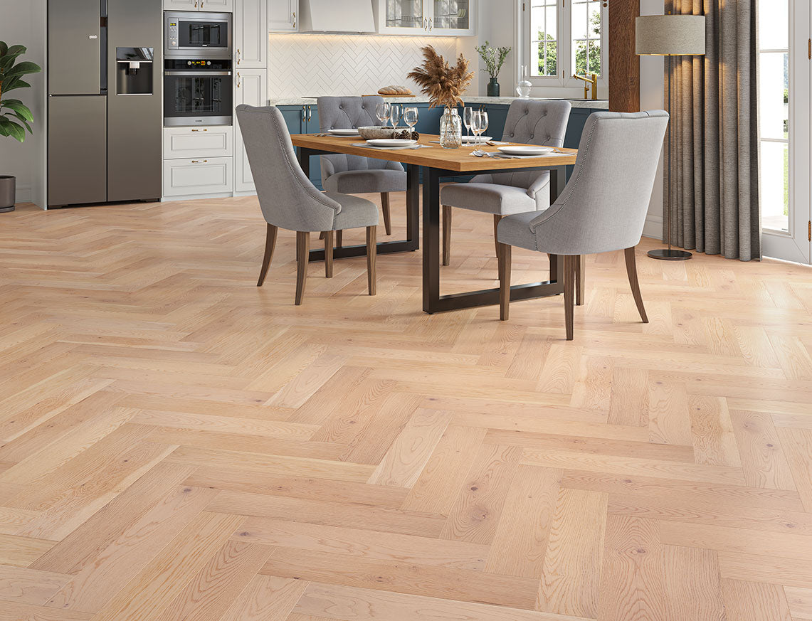 Salcey Engineered Herringbone Oak