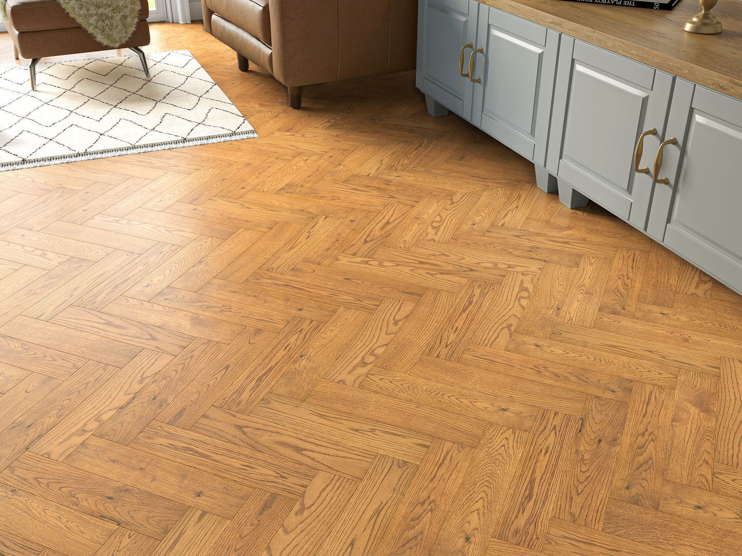 Moors Engineered Herringbone Oak