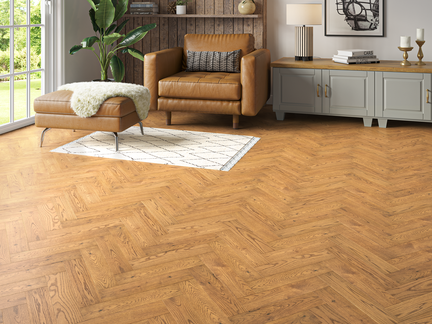 Moors Engineered Herringbone Oak