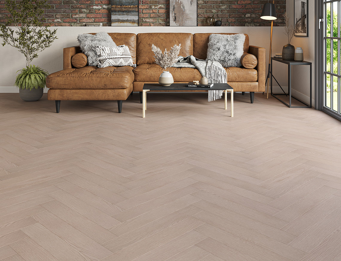 Oakleigh 8mm Herringbone Helmsley Laminate