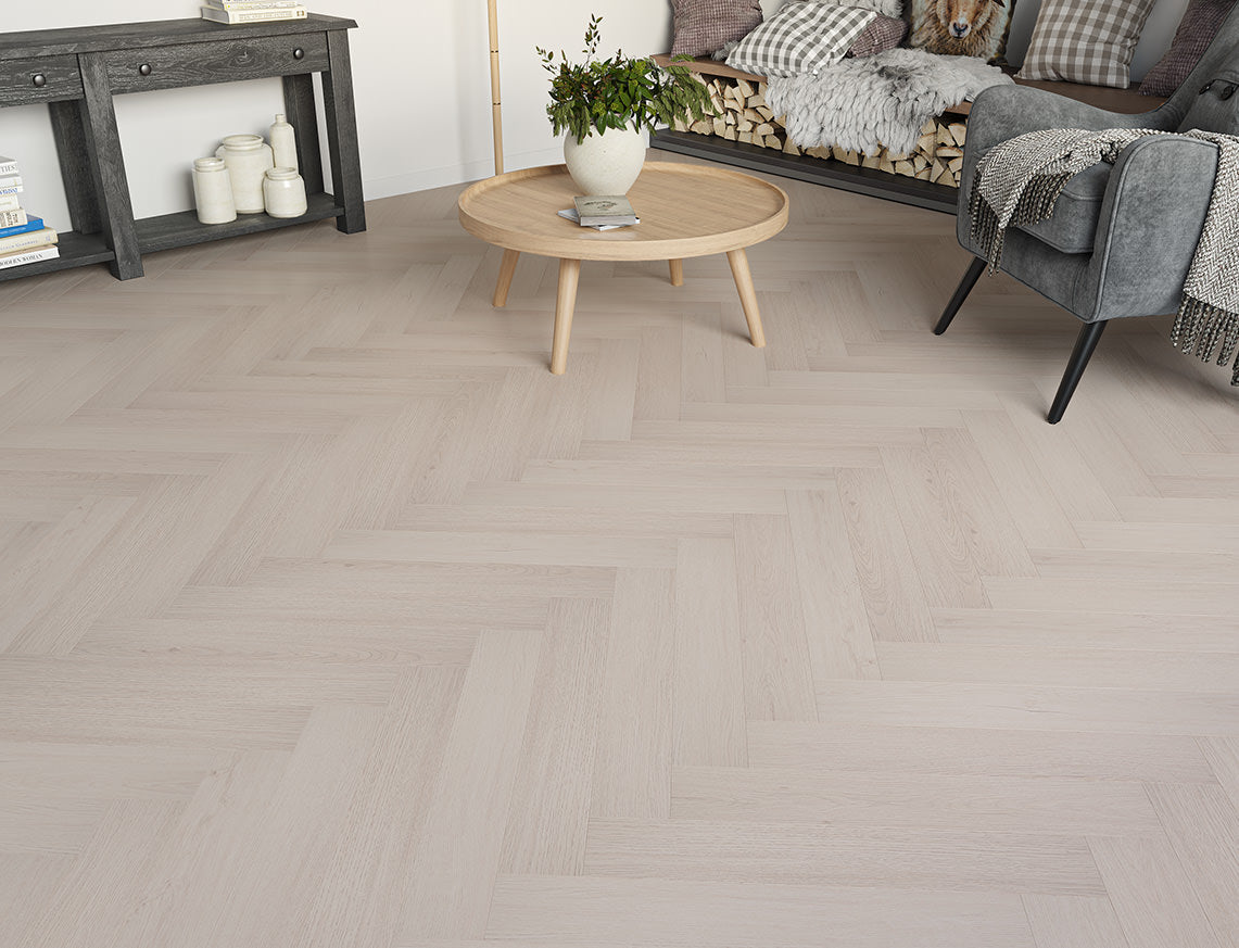 Oakleigh 8mm Herringbone Malham Laminate