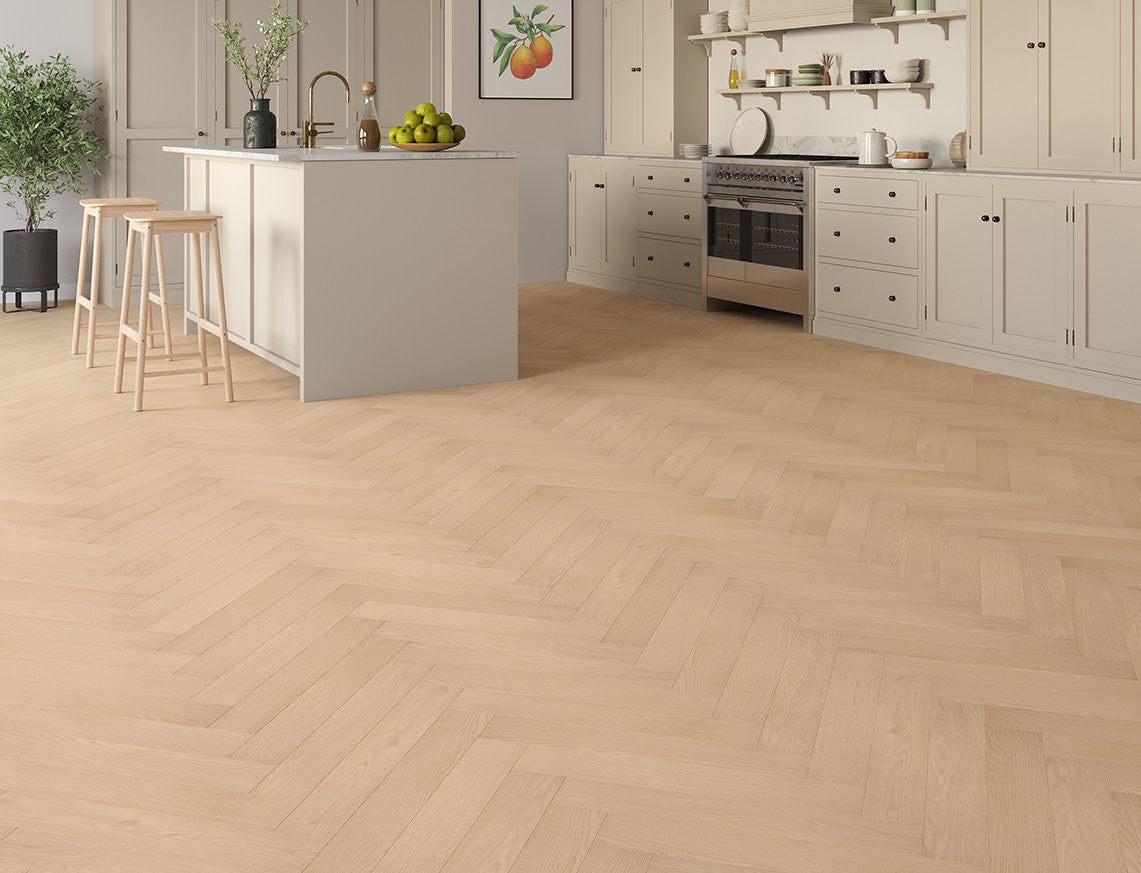 Oakleigh Deluxe 12mm Herringbone Kingham Laminate