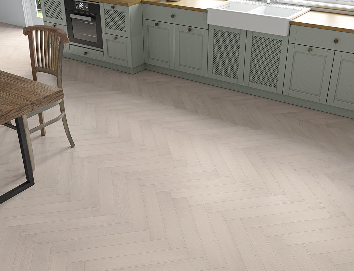 Oakleigh Deluxe 12mm Herringbone Malham Laminate
