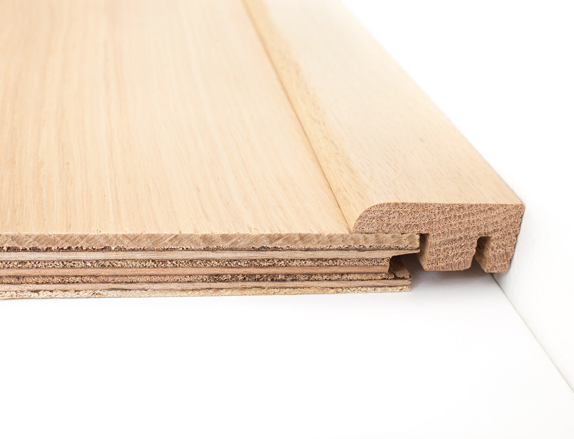 Invisible Oiled Oak End Profile