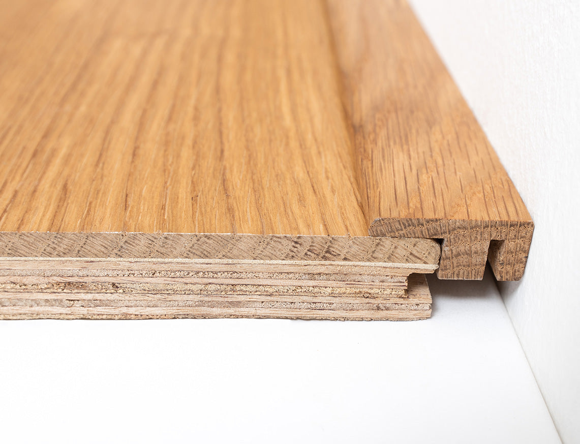 Lacquered Oak End Profile
