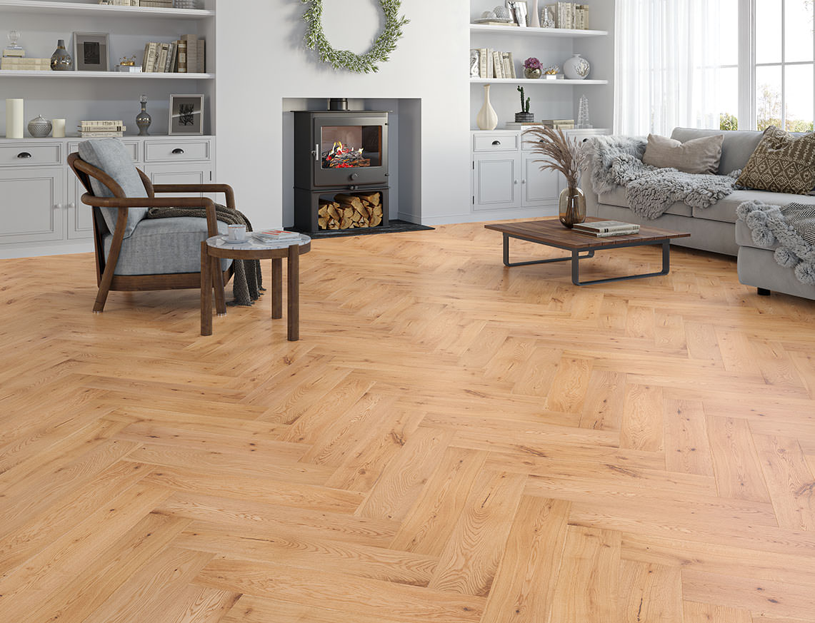 Hatfield Engineered Herringbone Oak