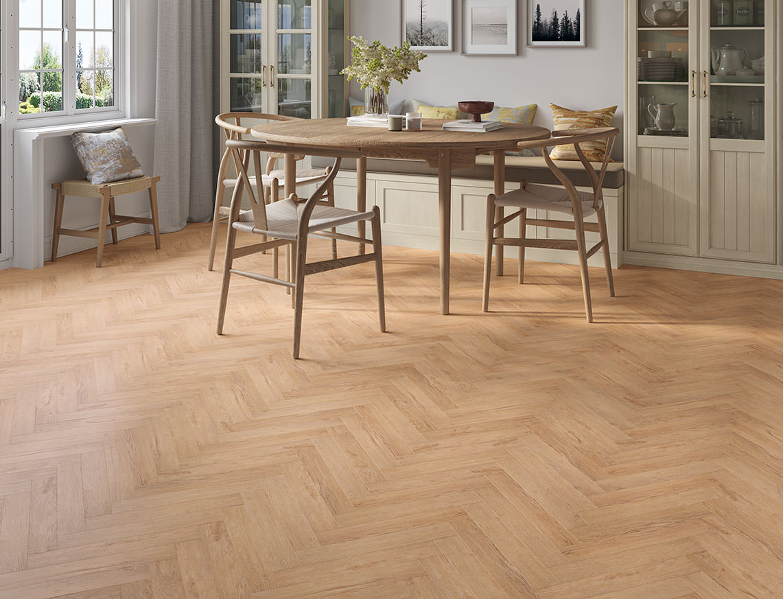 Hamilton 2mm Soft Truffle Oak Herringbone LVT