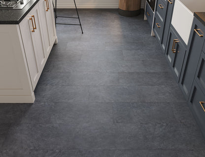 Hamilton 2mm Charcoal Marble Tile LVT