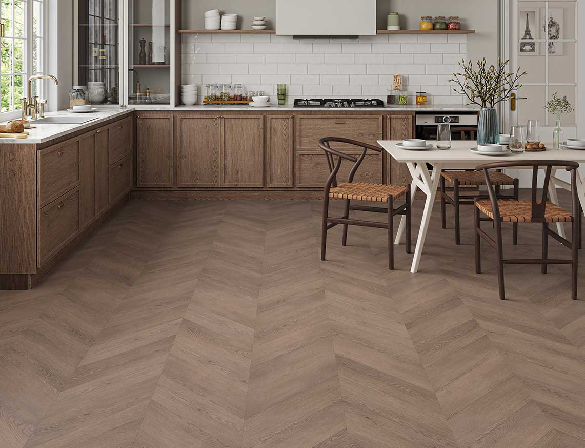 Hamilton Max 3mm Aged Bourbon Chevron LVT