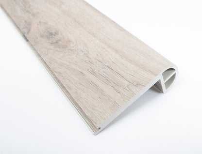 Whitewashed Pine SPC Vinyl Stair Nosing
