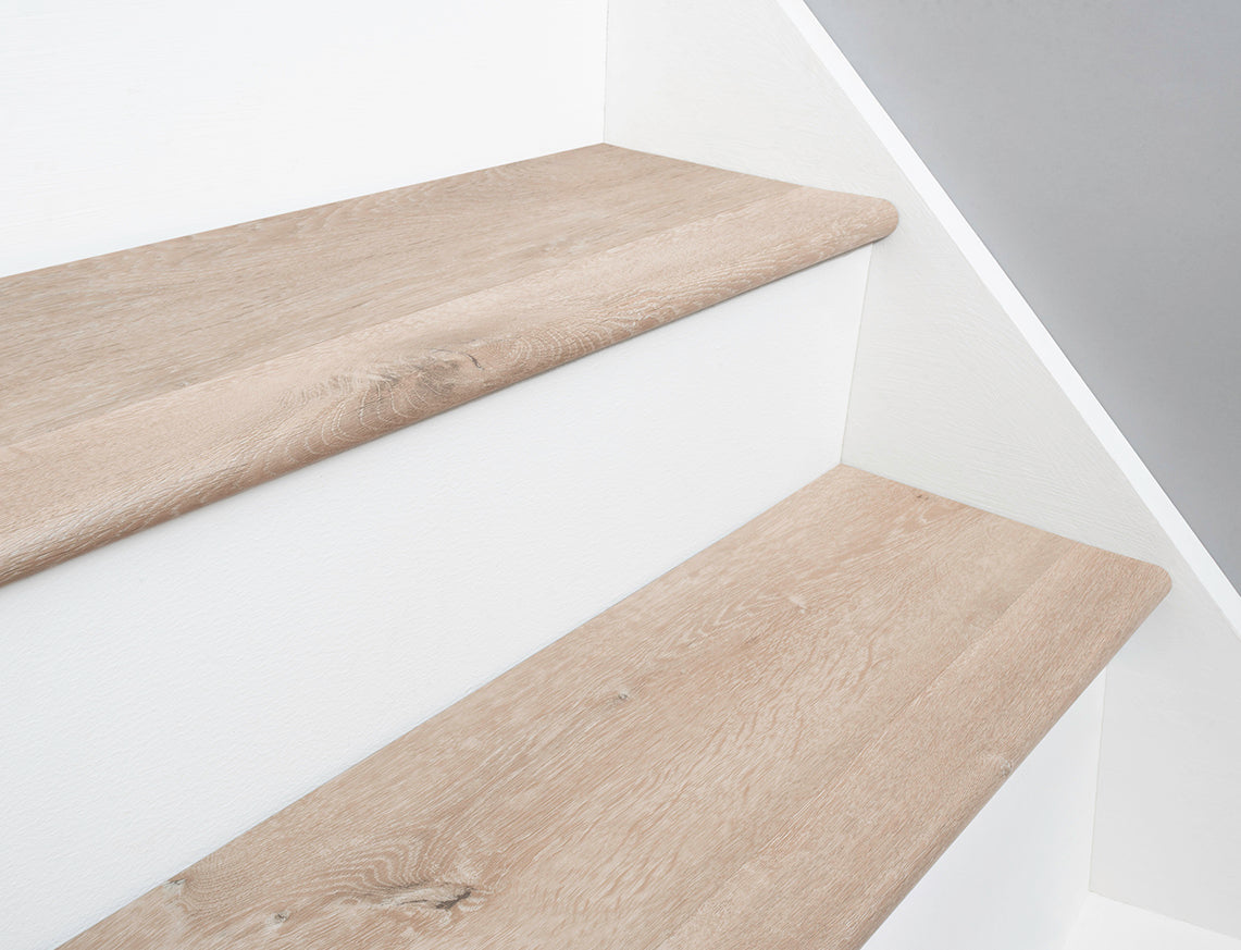 Pale Birch SPC Vinyl Stair Nosing