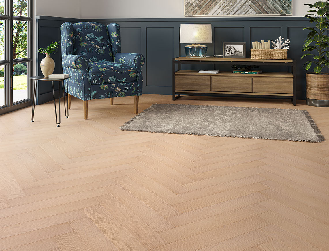 Oakleigh 8mm Herringbone Ripley Laminate