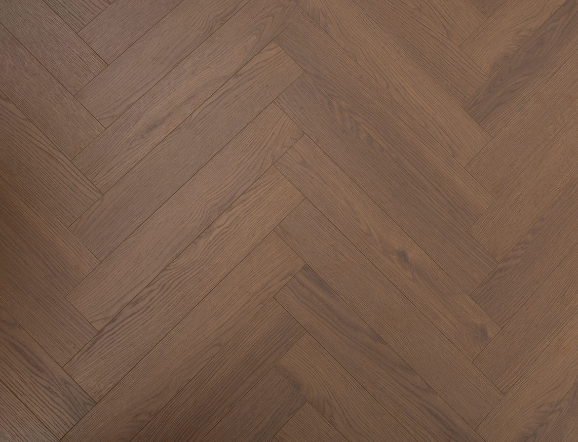 Oakleigh Deluxe 12mm Herringbone Romsey Laminate