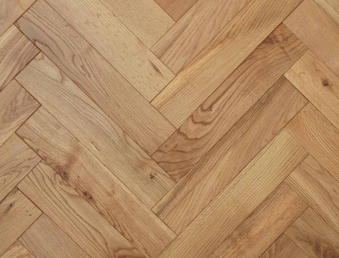 Cadogan Solid Herringbone Oak