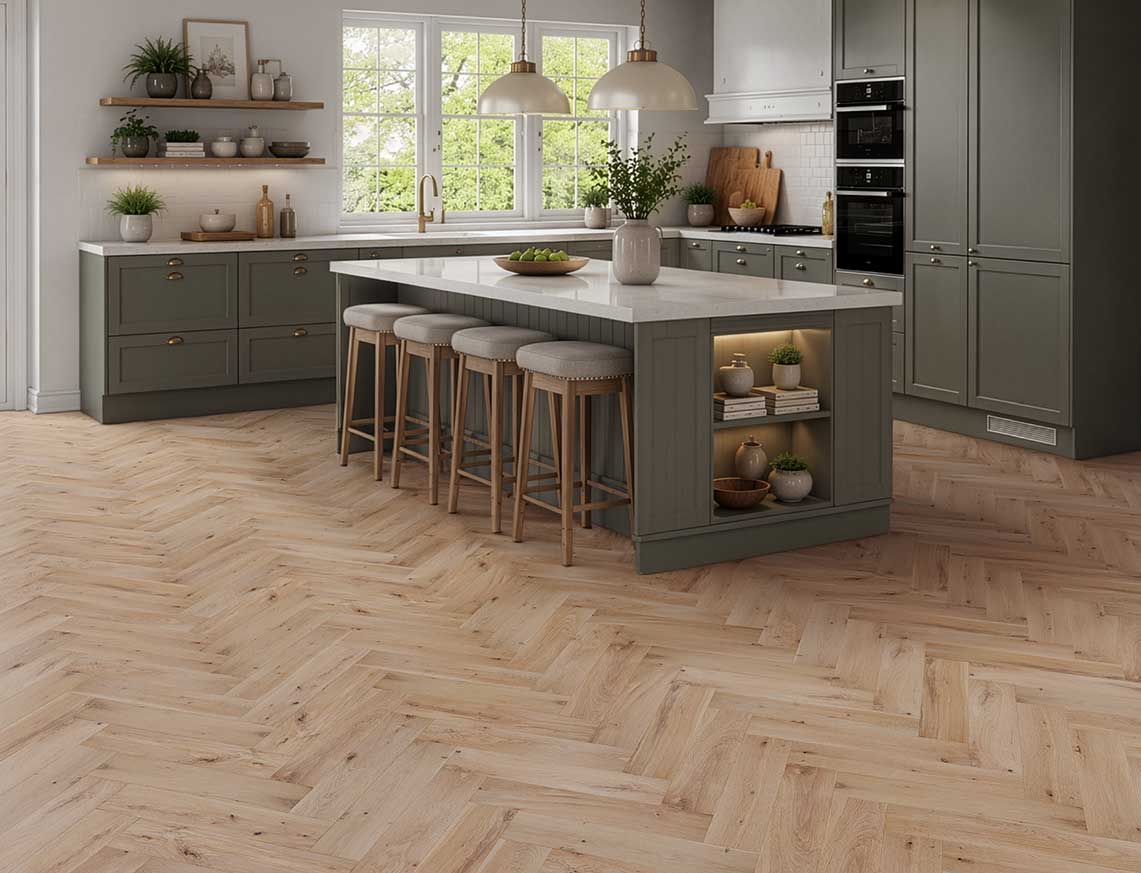 Midhurst Solid Herringbone Oak