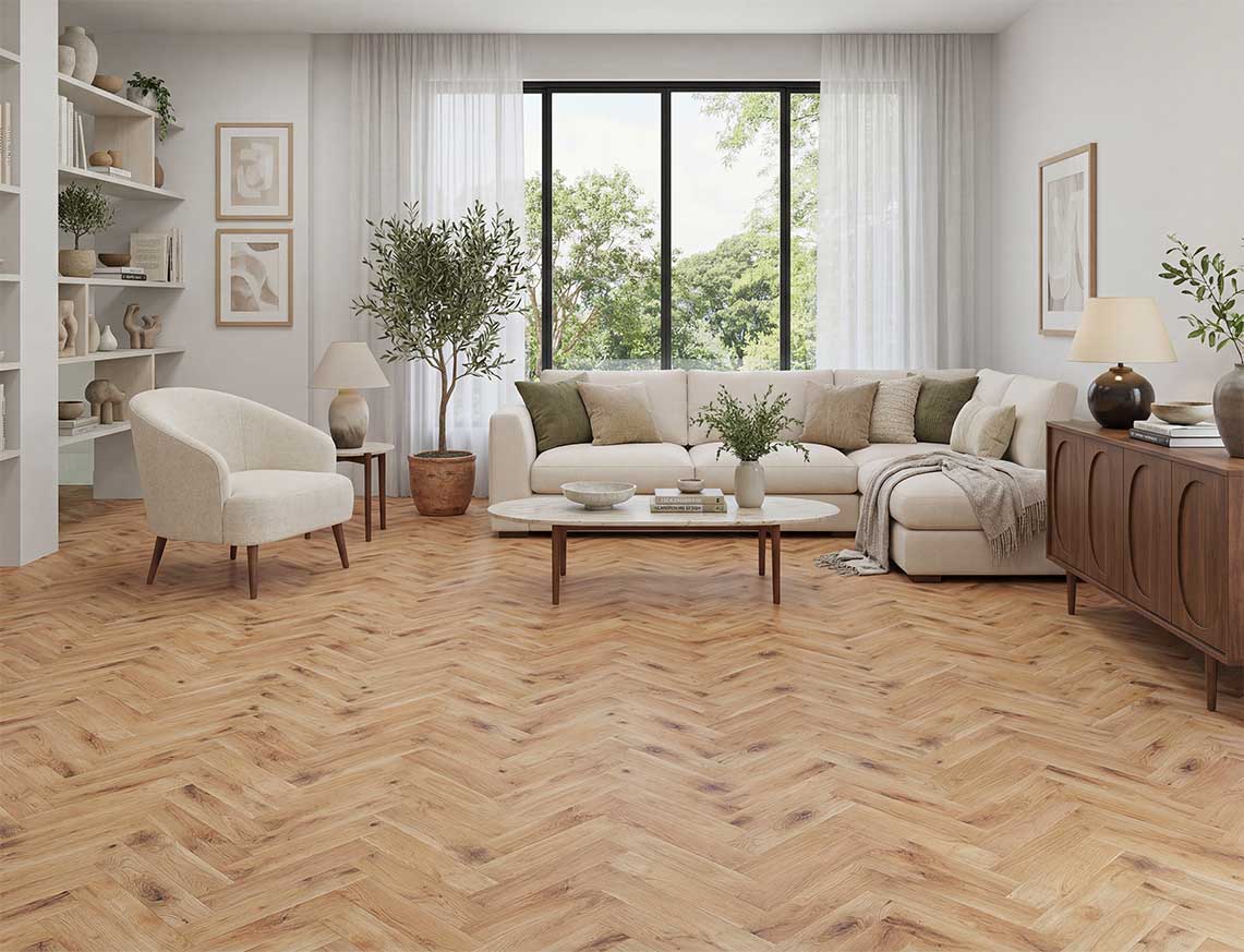 Tavistock Solid Herringbone Oak 