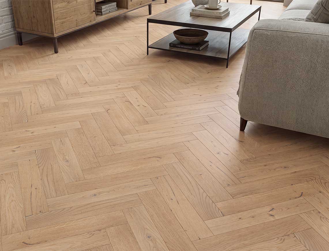 Stamford Solid Herringbone Oak