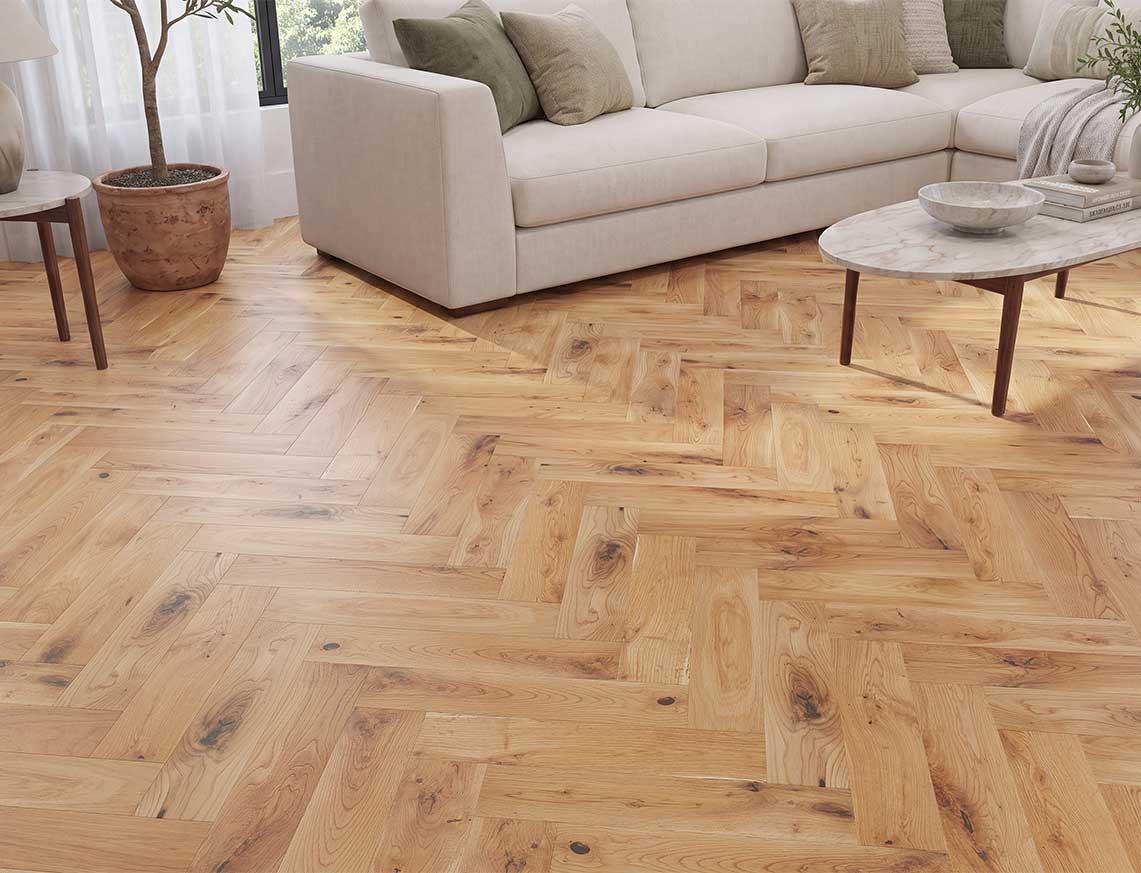 Tavistock Solid Herringbone Oak 